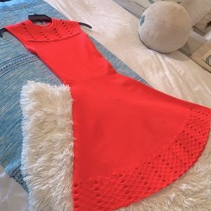 Neon hot pink Ted Baker dress